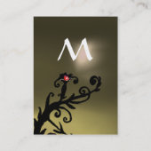 MAGIC BERRIES GRAY AGATE GEM MONOGRAM VISITEKAARTJE (Achterkant)