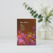 MAGIC BERRIES MONOGRAM GEM topaz sinaasappel Visitekaartje (Staand voorkant)