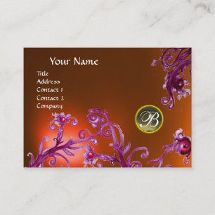 MAGIC BERRIES MONOGRAM, Grey Agate topaz sinaasapp Visitekaartje