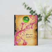 MAGIC BERRIES MONOGRAM, groen Kaart (Staand voorkant)