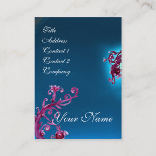 MAGIC BERRIES MONOGRAM paars rood blauw Visitekaartje