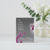 MAGIC BERRIES MONOGRAM paars rood wit Visitekaartje (Staand voorkant)