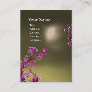 MAGIC BERRIES MONOGRAM ruby Visitekaartje
