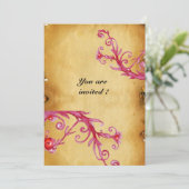 MAGIC BERRIES MONOGRAM WACHTZegelperkament Kaart (Staand voorkant)