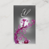 MAGIC BERRIES MONOGRAM white Visitekaartje (Achterkant)