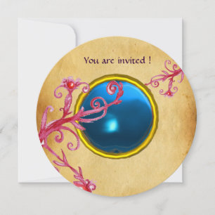 MAGIC BERRIES PARCHEMENT GEM blue sapphire Kaart