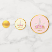 Magic Birthday Unicorn Confetti (Voorkanten)