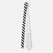 Magic Black Stripe Stropdas (Achterkant)