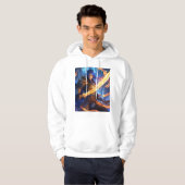"Magic Blade of Blue Flames T-Shirt Design" (Voorkant volledig)