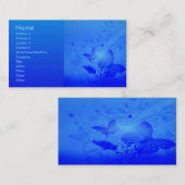 Magic Blue-kaart Visitekaartje (Voorkant / Achterkant)