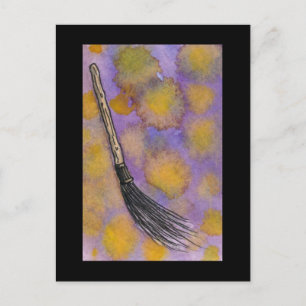 Magic Broom Briefkaart