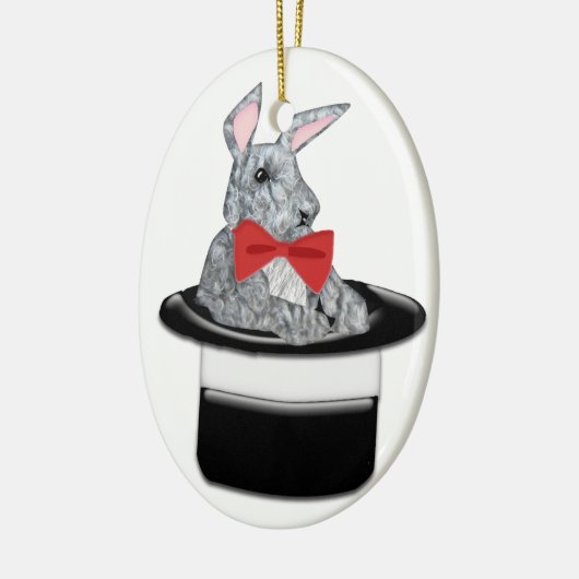 Magic Bunny Keramisch Ornament (Links)