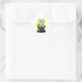 Magic Bunny Ronde Sticker (Tas)