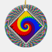 Magic Button Ketting of Keramisch Ornament (Achterkant)