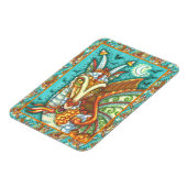 MAGIC CANDY CORN DRAGON, HALLOWEEN FANTASY BEAST MAGNEET (Linkerzijde)