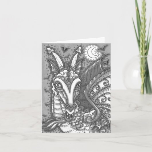 MAGIC CANDY CORN DRAGON, HALLOWEEN FANTASY Blank Kaart (Voorkant)