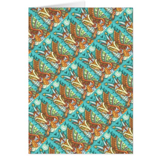 MAGIC CANDY CORN DRAGON, HALLOWEEN IMAGINAIRE CARD (Devant)