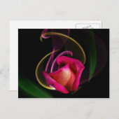 Magic Carousel Rose Postcards Briefkaart (Voorkant / Achterkant)