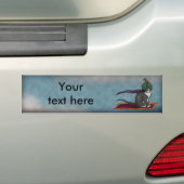 Magic Carpet Cat Bumpersticker (Op auto)