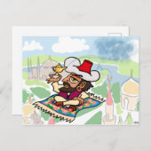 Magic Carpet Ride Briefkaart (Voorkant / Achterkant)