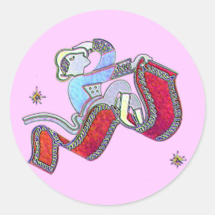 Magic Carpet Ride Ronde Sticker