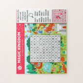 Magic Castle Word Search Kinder Game Legpuzzel (Verticaal)