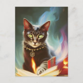 Magic Cat Briefkaart (Voorkant)