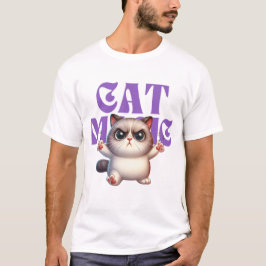 Magic Cat Mannen-shirt T-shirt