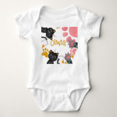 Magic caticorn Baby onepiece Romper (Voorkant)