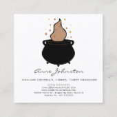 Magic Cauldron Carré Carte de visite (Dos)