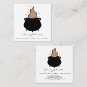 Magic Cauldron Carré Carte de visite (Devant / Derrière)