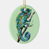 Magic Chameleon Keramisch Ornament (Rechts)