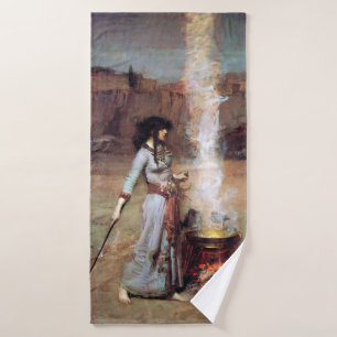 Magic Circle, John William Waterhouse Badhanddoek