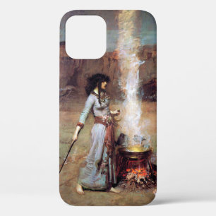 Magic Circle, John William Waterhouse iPhone 12 Hoesje