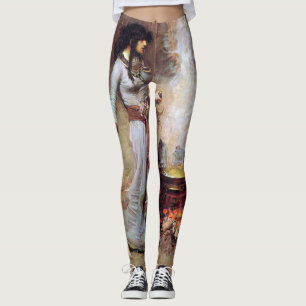 Magic Circle, John William Waterhouse Leggings