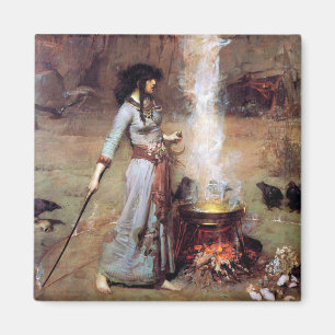 Magic Circle, John William Waterhouse Magneet