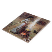 Magic Circle, John William Waterhouse Tegeltje (Zijkant)