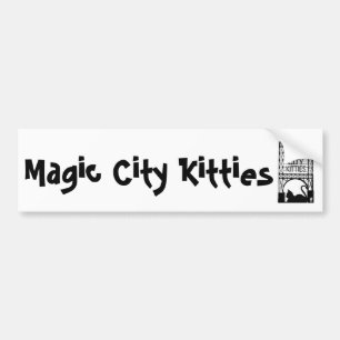 Magic City Katten Bumpersticker