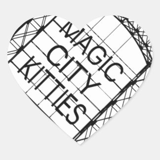 Magic City Katten Hart Sticker