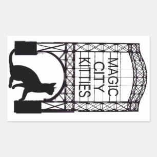 Magic City Katten Sticker