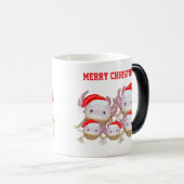 Magic Colour Changing Axolotl Christmas Mug Magische Mok (Voorkant rechts)
