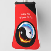 Magic Dragon fantasy art Golfheadcover (Draai 90)