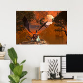 Magic Dragon Poster (Thuiskantoor)