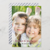 Magic Dust Photo Holiday Card Feestdagenkaart (Voorkant / Achterkant)