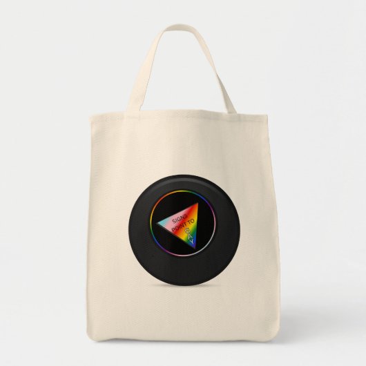 Magic Eight Ball Pride Canvas tas (Voorkant)