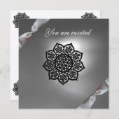 MAGIC EVENT lint wit champagne Kaart (Voorkant / Achterkant)