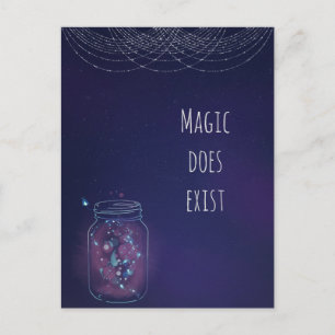 Magic Exist FireFly Jar Briefkaart