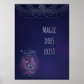 Magic Exist FireFly Jar Poster (Voorkant)