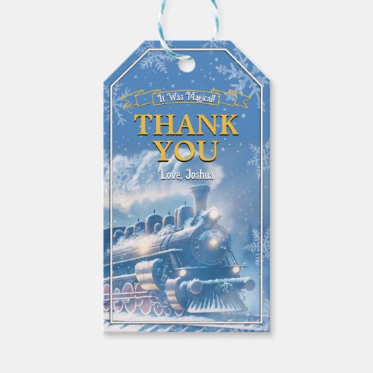 Magic Express Favor-tag Cadeaulabel (Voorkant)
