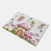 Magic Fairies Roze Paddenstoelen Deurmat (Schuin)